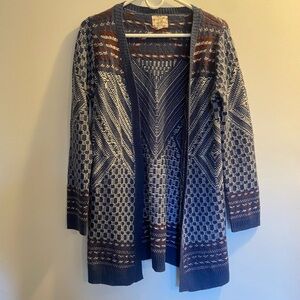 Hippie Rose Patterned Cardigan